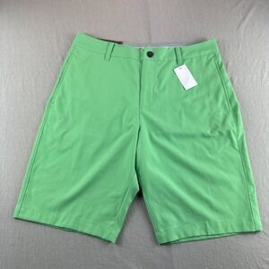 Puma Jackpot Shorts Mens 32 Green Drycell Stretch 10" Performance Chino Preppy